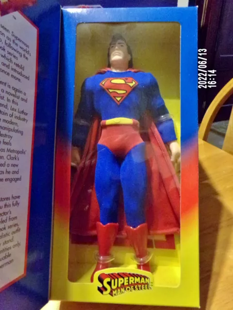 Superman "Man of Steel" Ltd. Edition 12" Fully Poseable Figure Kenner DC Comics