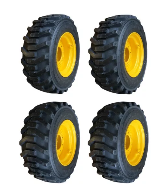 12-16.5 Skid Steer Tires/Wheels/Rims for New Holland(4"offset)12x16.5 -12PLY