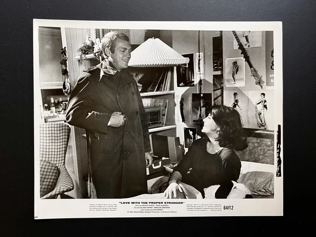 Love With a Proper Stranger Movie Photograph Natalie Wood Steve McQueen 1963