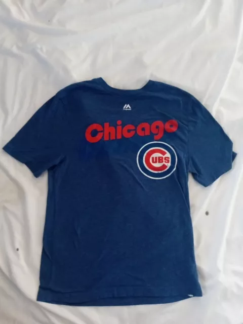 Majestic Chicago Cubs Blue T-shirt