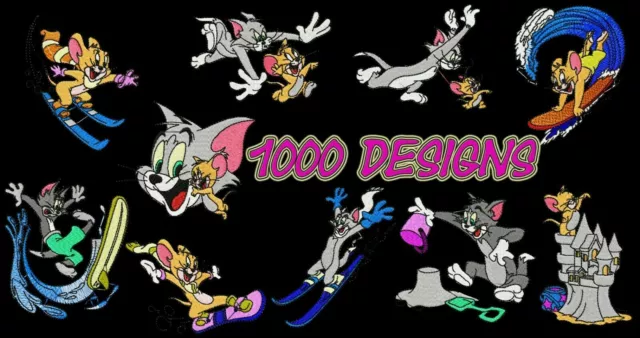 Motifs De Broderie - Plus De 1000 Designs Disney - Formats Pes Hus Dst Jef