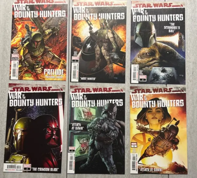 Star Wars War Of The Bounty Hunters Complete Set 34 Book Crossover Marvel 2021