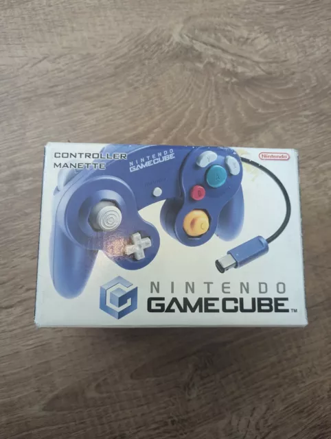 Manette Nintendo GameCube En Boîte Violette Indigo