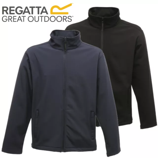 Regatta Mens Soft Shell Windproof Water Repellent Jacket Coat