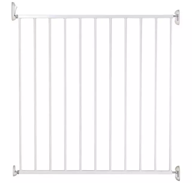 Baby Safety Gate White Wall Fix Pet Barrier Stair Doorway Safe Gates By Cuggl