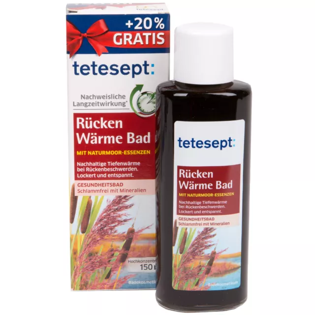 Tetesept Baño Espalda Cálido Baño Con Naturmoor-Essenzen 150ML