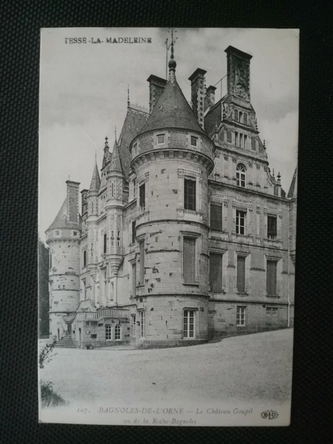 CPA 61 BAGNOLES-DE-L'ORNE - Le Château Goupil ou de la Roche-Bagnoles