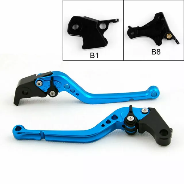 Lang Brems Kupplungshebel Für BMW F800S F800ST 06-13 F800GS F650GS F800R Blue