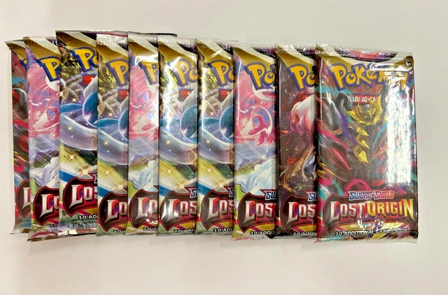 10X POKÉMON LOST Origin Booster Pack Sword & Shield New Sealed English ...