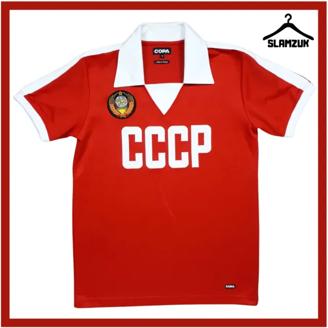 CCCP Soviet Union Football Shirt COPA Medium Home Kit Retro Jersey 1980s N1