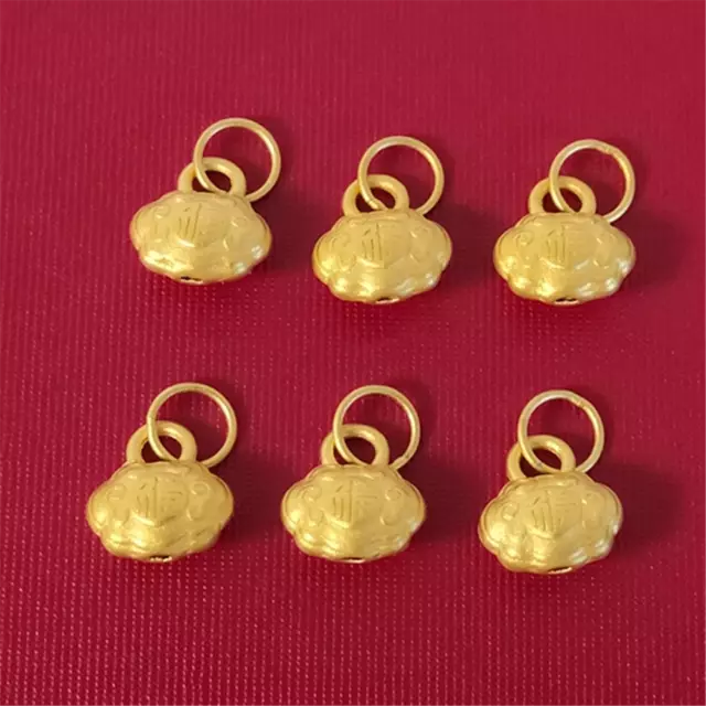 Pure 999 24K Yellow Gold Earring Women Lucky Full Star Earrings Hoop  1.9-2.1g