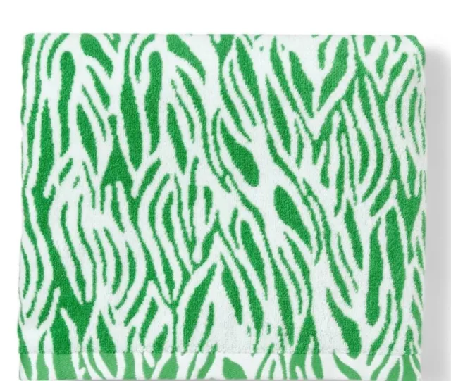 IN HAND DVF for Target Sea Twig Green Bath Towel