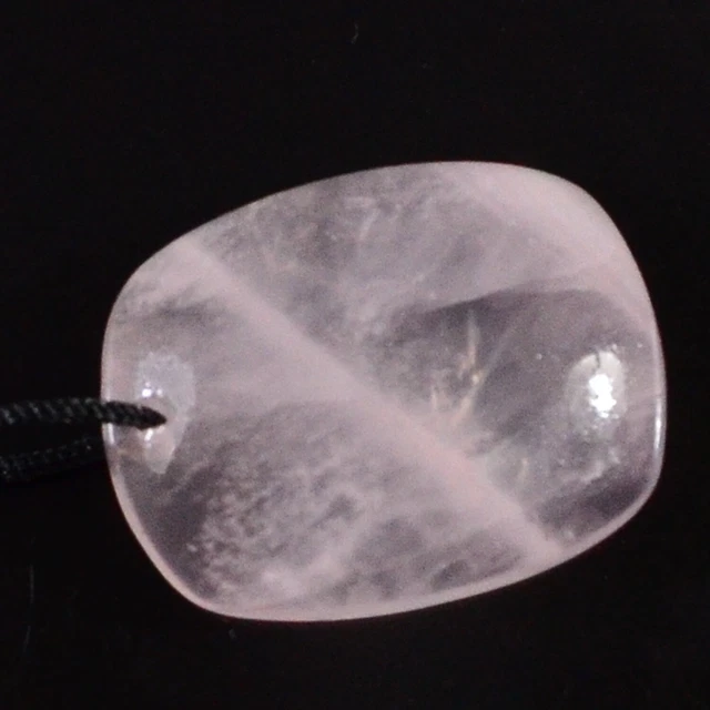 Rose Quartz & Bloodstone Ovale Poire Pendentif Perle Cabochon Gemmes Naturelles