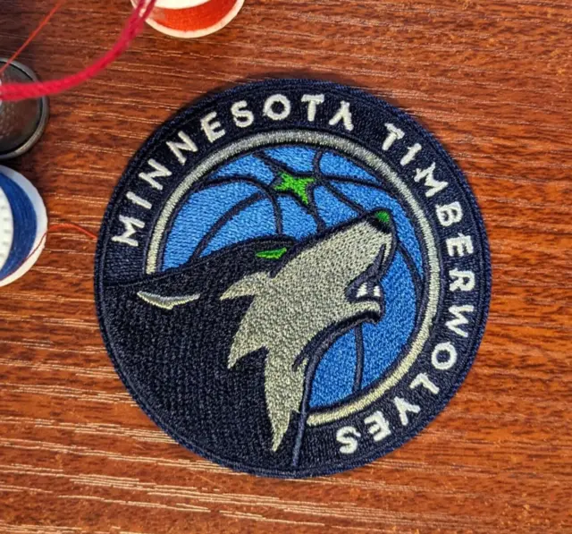 Minnesota Timberwolves Patch NBA Basketball Sports Embroidered Iron On 2.75"