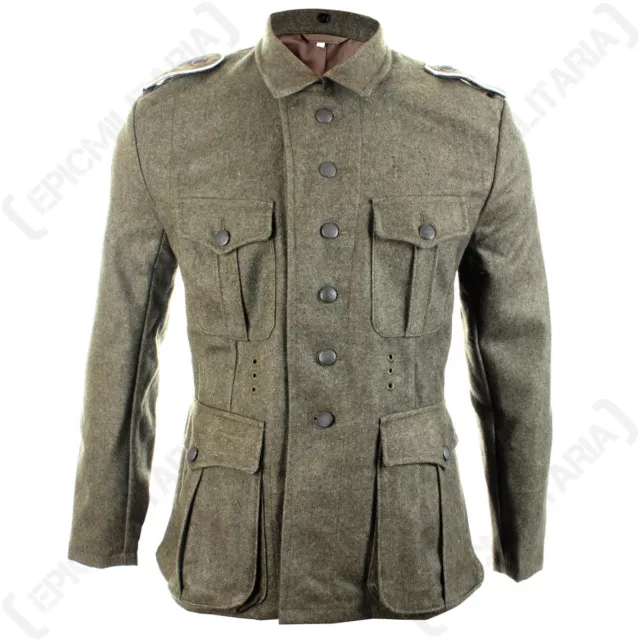 2. Weltkrieg Deutsche M41 feldgraue Tunika - Repro Armee Soldat Uniform Jacke alle Größen