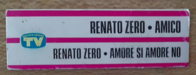 Renato Zero Amico/Amore Si Amore No  Striscia X Juke-Box Italy