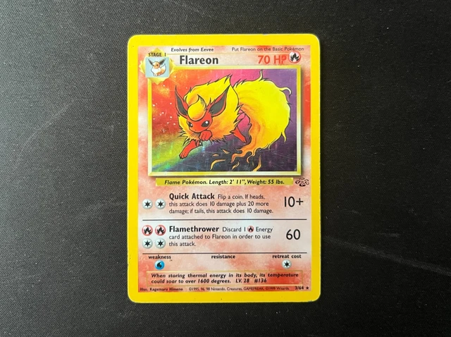Pokemon | Flareon | 3/64 | Jungle / Dschungel | Holo | EN