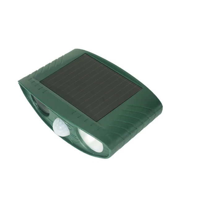 Car Travel Ultrasonic Animal Repellent Dog Cat Scarer Solar Powered For Garden