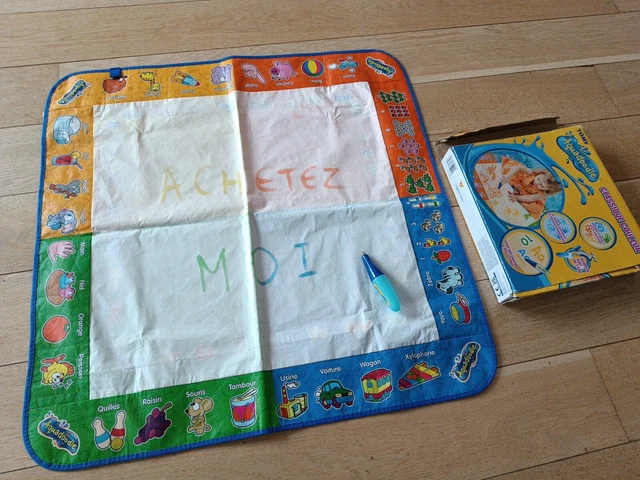 AQUADOODLE - TAPIS de Coloriage Dessin à l'eau - Classique 4 Couleurs