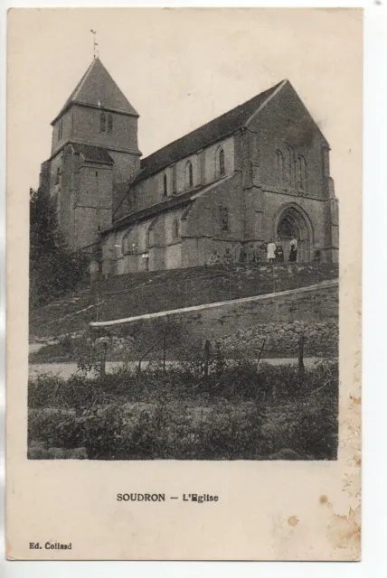 SOUDRON - Marne - CPA 51 - l' église