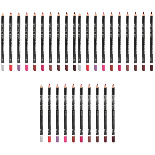 30 pz set fodere spazzole fodere labbra fodere labbra fodere labbra fodere occhi