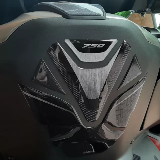 Adesivi Zona Accensione 3D Resinati Compatibile Moto Honda Forza 750 2021 2024