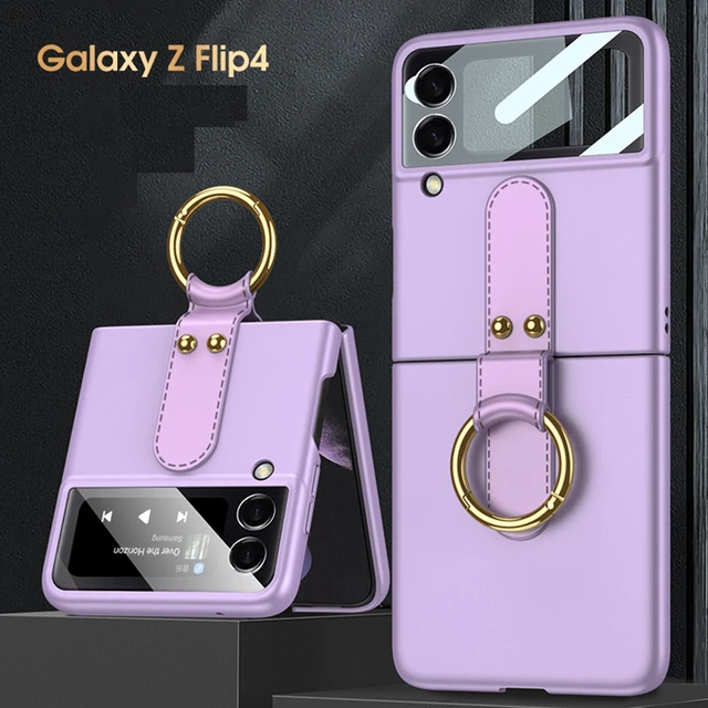 Pour Samsung Galaxy Z Flip 4 Coque Hybride Antichoc Porte-Anneau Couverture
