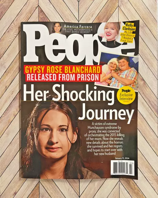 PEOPLE MAGAZINE JAN. 2024 "GYPSY ROSE BLANCHARD" Kelly Clarkson & More