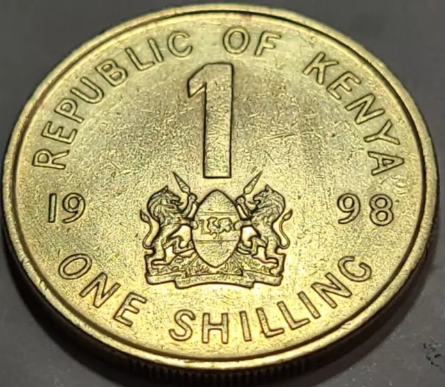 1998 Kenya 1 Shilling Coin KM# 29 US SELLER COMBINE SHIPPING