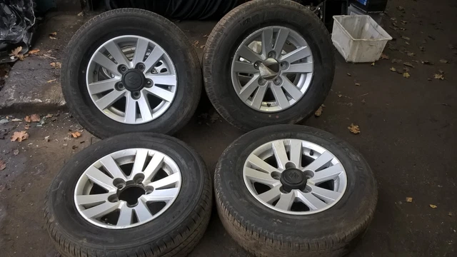 GENUINE SUZUKI JIMNY Alloy Wheels Alloys And Tyres X4 Silver 205/70/15