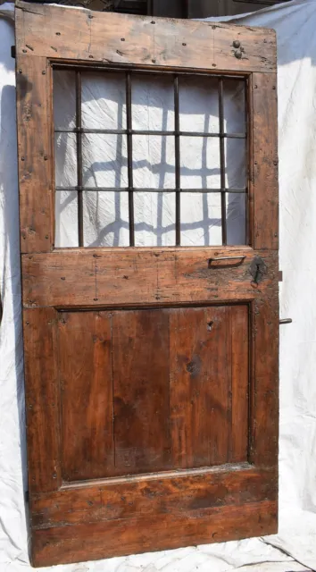 porta antica  chiodata RESTAURATA   portone,  RUSTICO carcere convento 203 h.