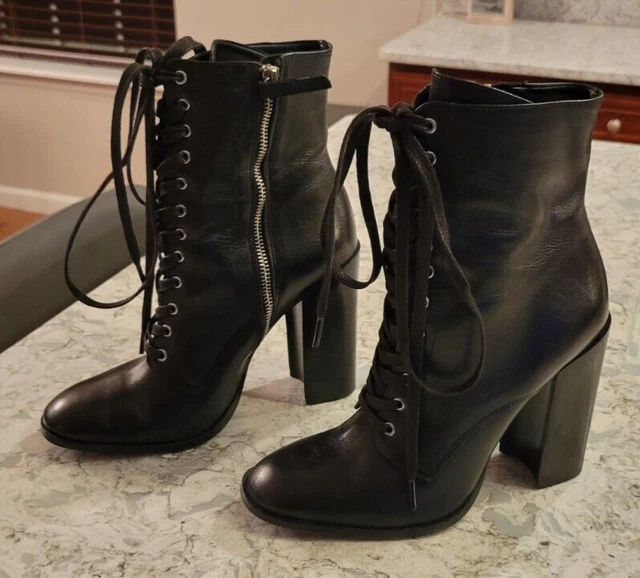 schutz combat boot lace up