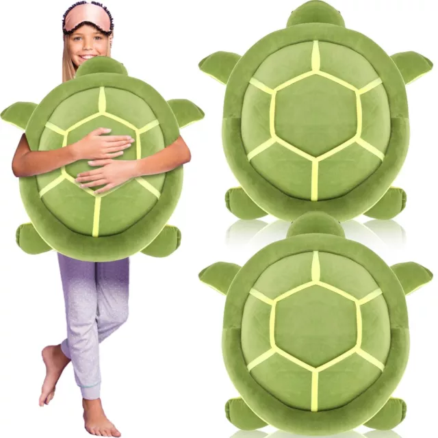 2 PACK PLUSH Sea Turtle Stuffed Animals Giant Soft Stuffed Turtle