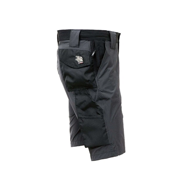 Pantalone da lavoro corto bermuda in tessuto U-4 con tasche Asphalt Grey MERCURY