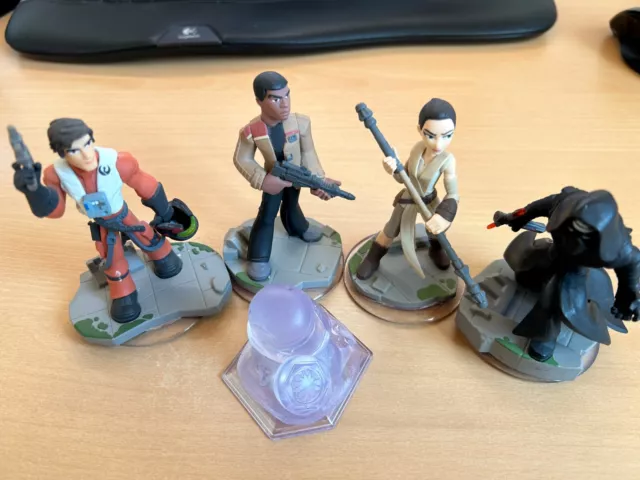 Disney Infinity 3.0, Star Wars, Kylo Ren, Finn, Rey, Poe, Figuren, Set Bundle