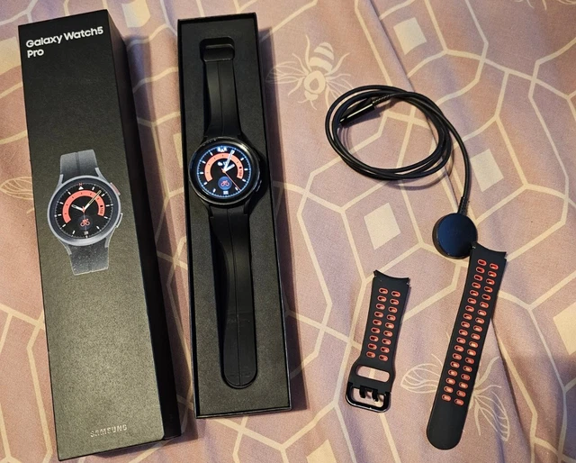 Samsung Galaxy Watch5 Pro SM-R920 45mm Titanium Case with D-Buckle Sport Band -