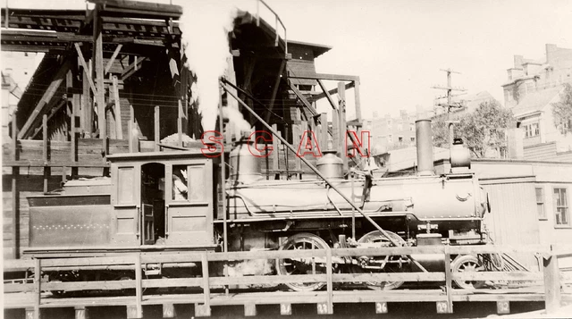 3B624 RP 1920s? BOSTON REVERE BEACH & LYNN RAILROAD 244T LOCO #4 E. BOSTON