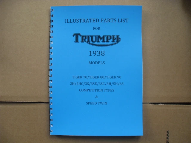 1939 Triumph Instruction Book – 2H, 2HC, 3H, 3SW, 5S, T70, 80, 5T, Speed Twin, Tiger 100