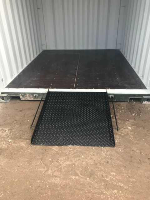 SHIPPING CONTAINER ISO-RAMPS 8ft 10ft 20ft 40 ft Patent product Pallett ...