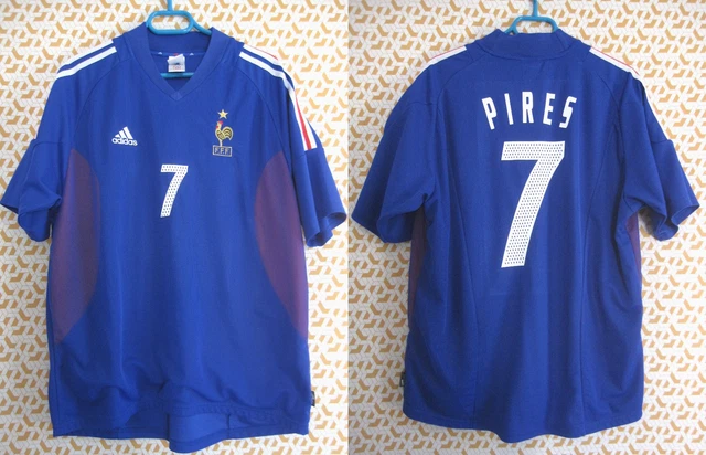 Maillot équipe De France Adidas Domicile 2002/2004 - NEUF, Taille XL, Bleu, Rétro