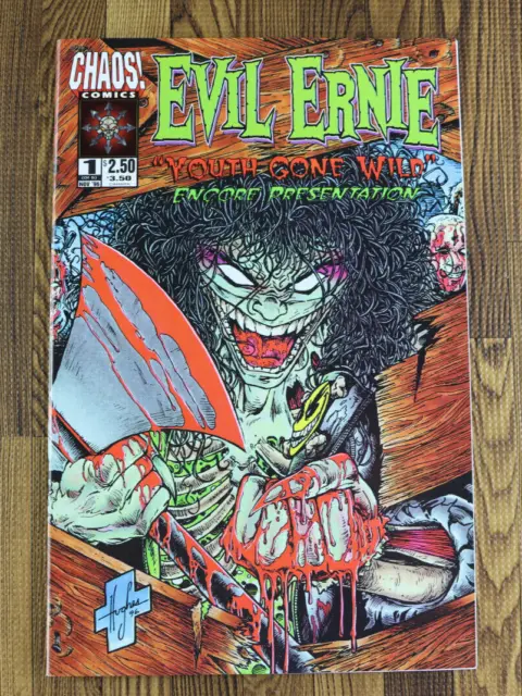 1996 Chaos Comics Evil Ernie Youth Gone Wild #1 First Printing VF/VF+