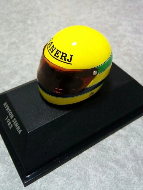 CASQUE AYRTON SENNA 1984 Toleman Hart Minichamps 1/8 F1 Formule 1
