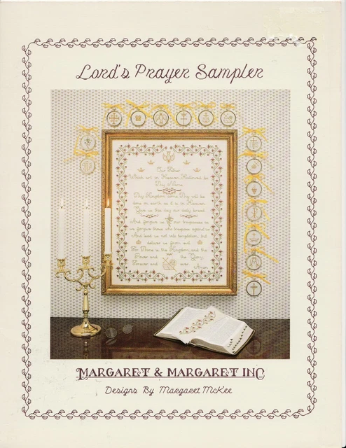 Lord's Prayer Sampler Cross Stitch Chart Margaret McKee 299 x 237 Stitches