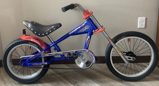 Schwinn Stingray Mini Chopper Blue Youth 18” Wheel Bicycle RARE Schwinn Stingray Mini Chopper Blue Youth 18” Wheel Bicycle RARE