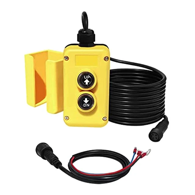 Interruttore telecomando rimorchio scarico 3 fili per idraulica ad azione singola 12 V DC M6L5