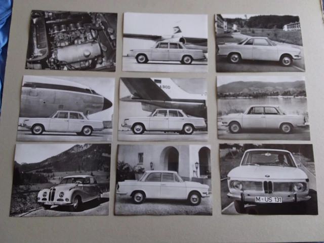 Bmw Auto  34 Fotografie Originali Marchiate Werkfoto Di Vari Modelli Anni '60