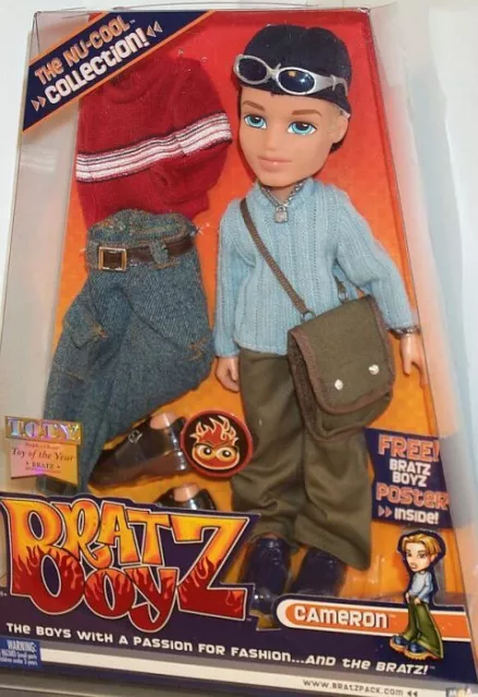 Vintage 2003 BRATZ Boyz Nu-Cool Dylan Poseable Doll With