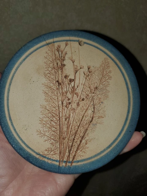 Blue Moon Pottery--Bread Warmer stoneware or Wall Hanging Plaque Decor.