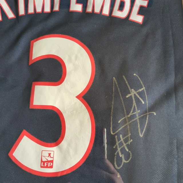 Maillot PSG Nike Taille S – Dédicacé Par Presnel Kimpembe – Occasion – Collector