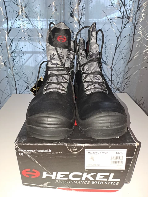 Heckel Arbeitsschuhe MX 200 GT HIGH GR. 48 schwarz/ grau